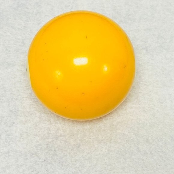 Vintage Replacement Billiard Pool Solid Yellow Number 1 Ball 2.25" Diameter - Picture 6 of 6